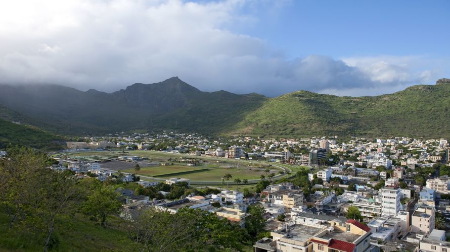 The Champ de Mars racecourse in Port Louis