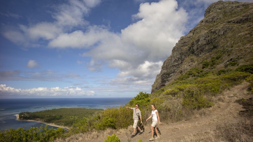 Le Morne Brabant is a popular spot for hiking and exploration