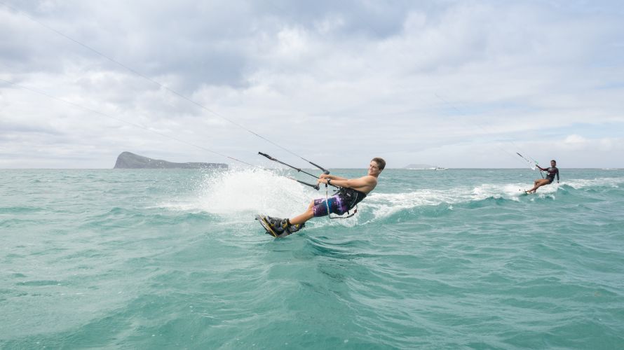 Kitesurfing in Mauritius is a joy, and the conditions here are ideal