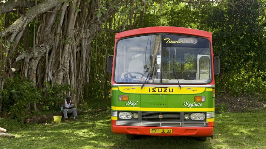 Local bus on Mauritius
