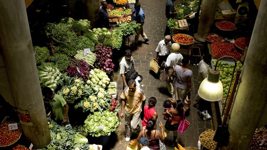 Central marketplace in Port Louis