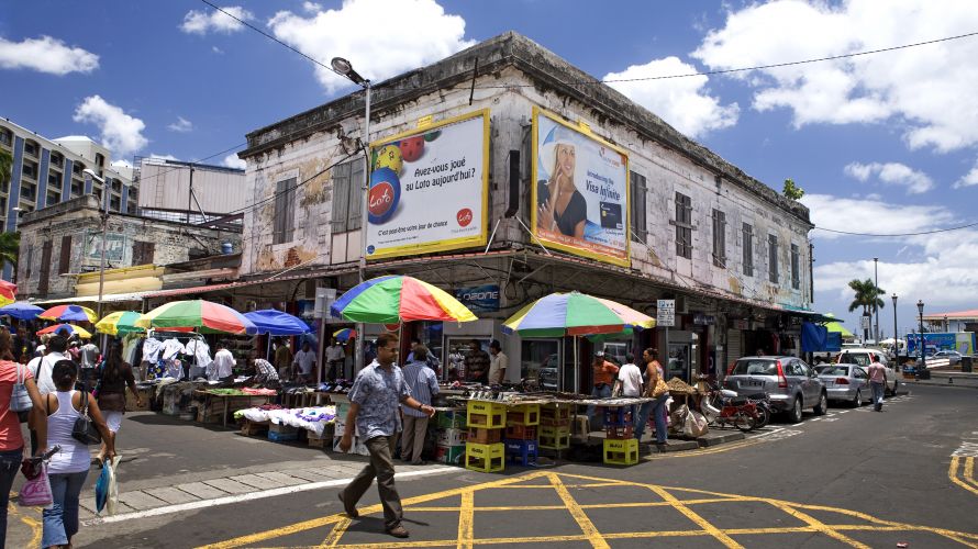 A street in Port Louis